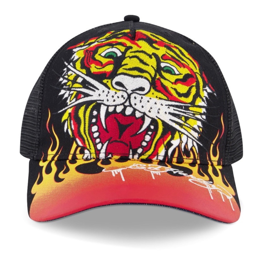 Vintage Black Ed Hardy Trucker
